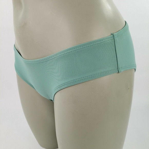 Cheeky Bikini Swim Bottom Sage Juniors 15/17 Womens 12/14 Ruched Cinched Back - Picture 6 of 12